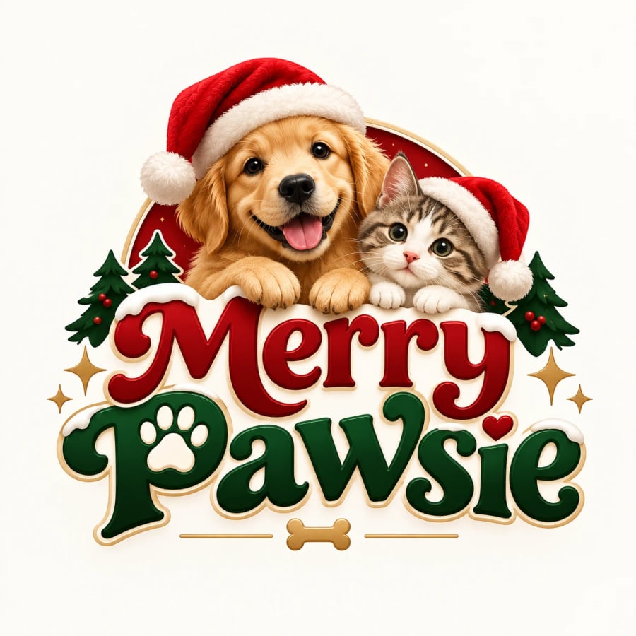 🐾 Merry Pawsie!
